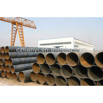 API 5L ASTM A252/A53 SSAW Large Diameter Steel Pipe